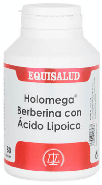 Equisalud Holomega Berberina con Ácido Lipoico 180 Cápsulas