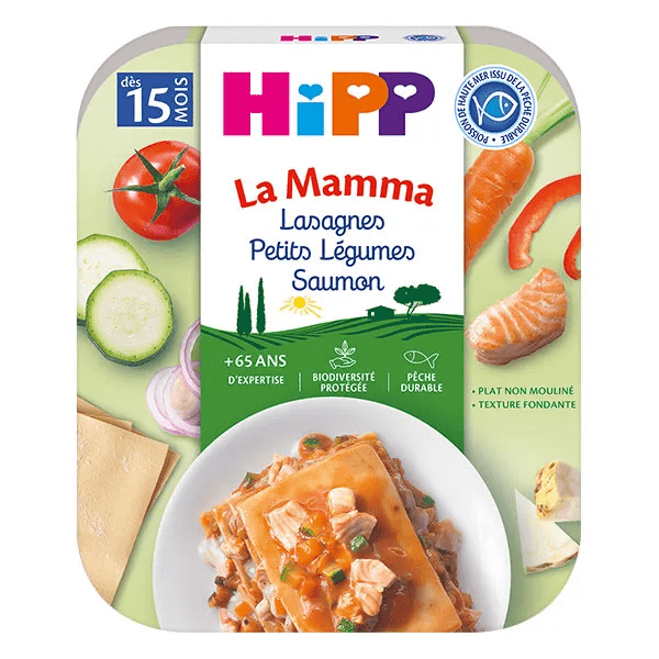 Lasagnes Petits Légumes Saumon dès 15 mois 250g 2