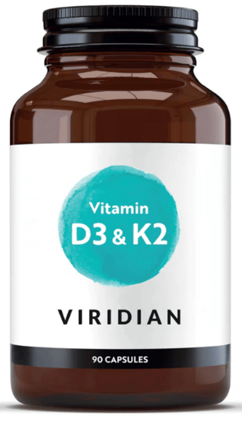 Viridian Vitamina D3 y K2 90 Cápsulas Veganas