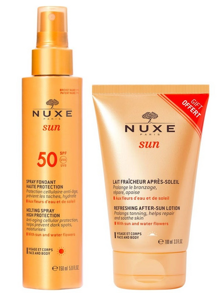 Nuxe Sun Leche Corporal Spray SPF50 150ml + After Sun 50ml