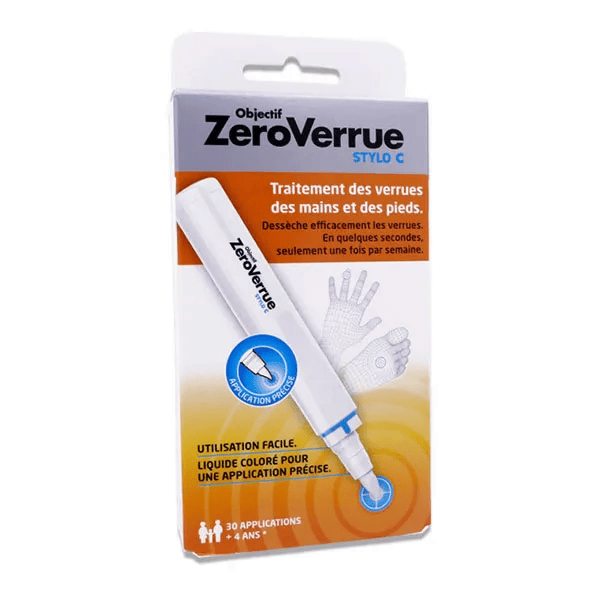 Objectif ZeroVerrue® Stylo C Élimination des verrues traitement asséchant 3 ml 2