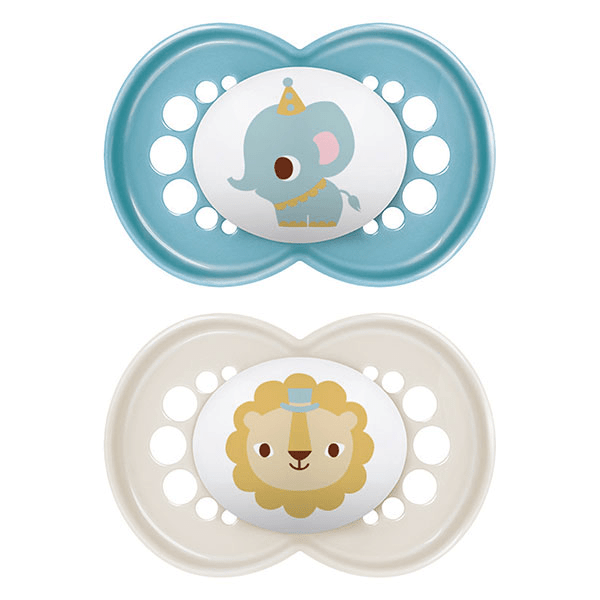 Sucettes original animaux 18+ silicone x2 3