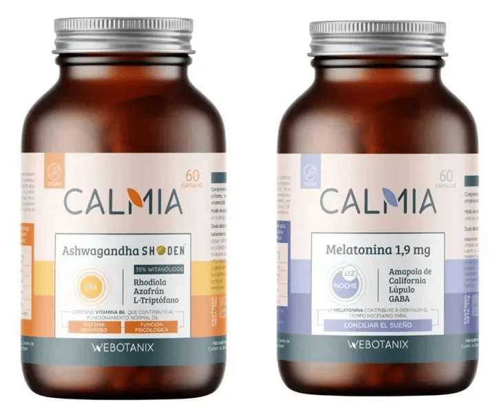 Webotanix Calmia Día 60 Cápsulas + Noche 60 Cápsulas