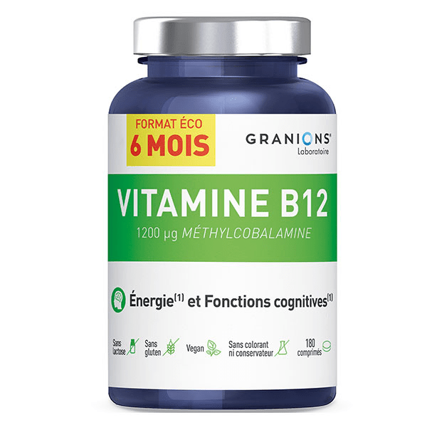 Granions Vitamine B12 - Energie, Anti-Fatigue, Système Nerveux - Format 6 MOIS 4