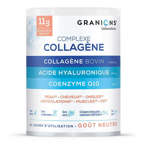 Granions Complexe Collagene, Acide hyaluronique,Coenzyme Q10, Selenium - 242g 3