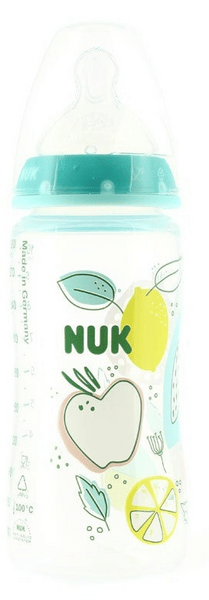 Nuk Biberón First Choice+ 0-6m Silicona Turquesa 300 ml