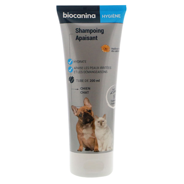 Comparer les prix de Biocanina Shampoing Apaisant Chiens et Chats 200ml