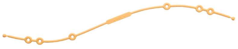 Saro Colgador Atrapatodo de Silicona Mostaza