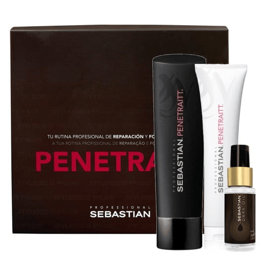 Sebastian Penetraitt Champú 250 ml + Mascarilla 150 ml + Aceite Dark Oil 30 ml