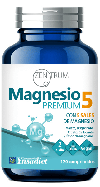 Ynsadiet Zentrum Magnesio 5 Premium 120 Comprimidos