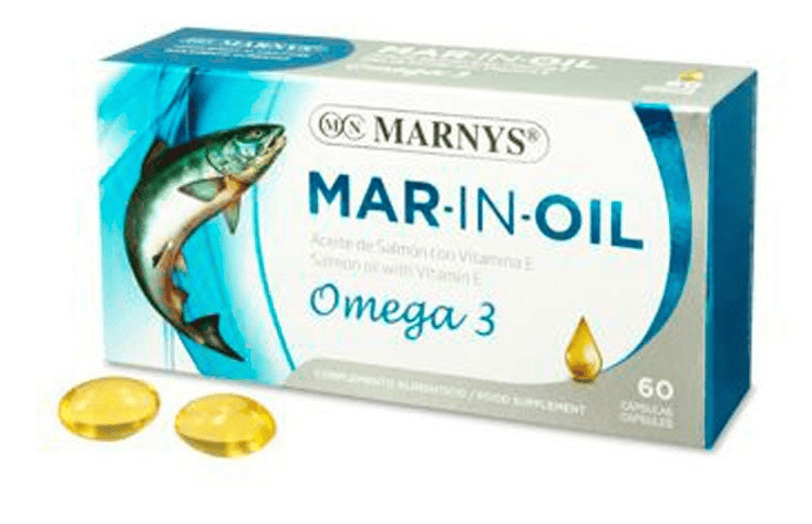 Marnys Mar-In-Oil Aceite de Salmón 500mg 60 Cápsulas