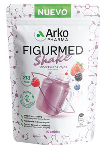 Arkopharma Figurmed Shake Sabor Frutos Rojos 350 Gr