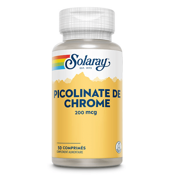 Picolinate de Chrome - 200 mcg - 50 comprimés 2