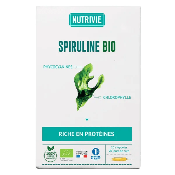 Spiruline Bio 20 ampoules 2