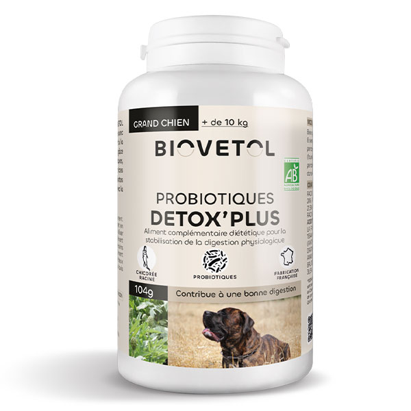 Biovetol - Poudre Detox'Plus Bio Grand Chien >10kg - 104g