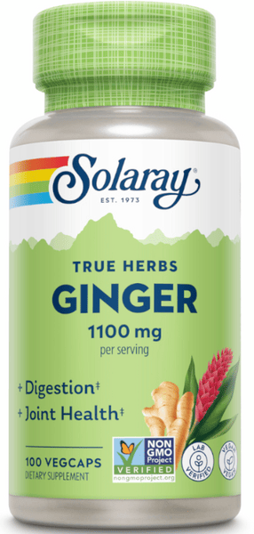 Solaray Raiz De Jengibre 1100 Mg 100 Vegcaps