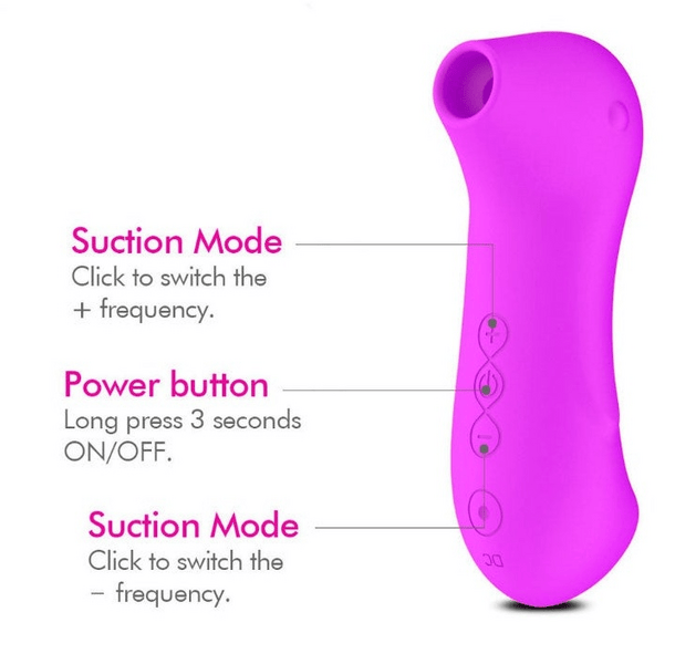 Love Nezend Sea Horse Succionador Morado