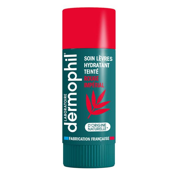 Dermophil Stick Lèvres Hydratant Teinté Rouge Impérial 4g 3