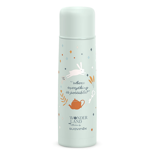 Suavinex, Wonderland, Bouteille Isotherme - Wonderland Bleu - 500ml 2
