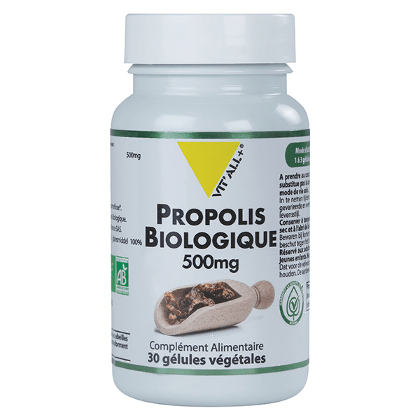 Propolis 500mg Bio 30 gélules végétales