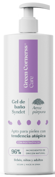 Green Cornerss Púrpura Care Gel De Baño De Arroz 400 Ml