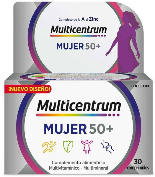 Multicentrum Mujer 50+ 30 Comprimidos