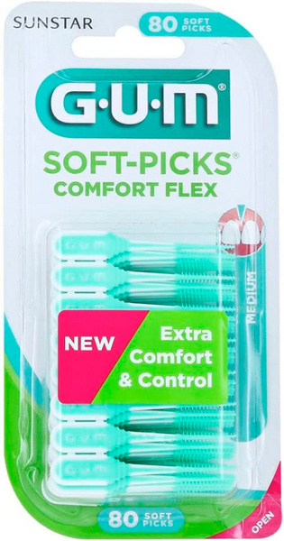 Gum Soft-Picks Comfort Flex Menta Medium 80 Unidades