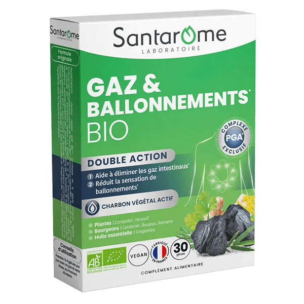 Santarome - Gaz & Ballonnements Bio - 30 gélules 4