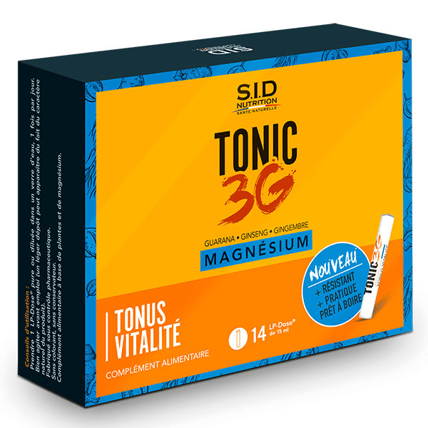 Tonic 3G Tonus Vitalité Magnésium 14 LP-Dose de 15ml