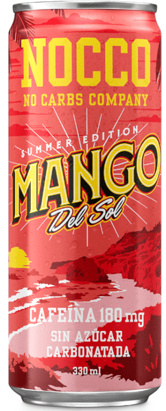 NOCCO BCCA Bebida Energética Mango del Sol 24x330 ml