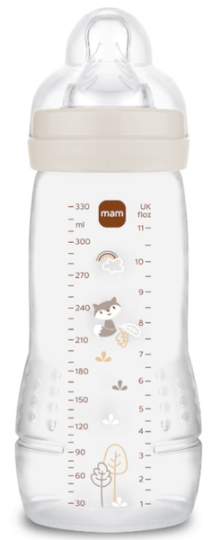 Mam Biberón Easy Active Flujo Rápido Neutro Mate +4M 330 Ml