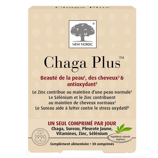 Chaga Plus Peau-Cheveux 30comprimés