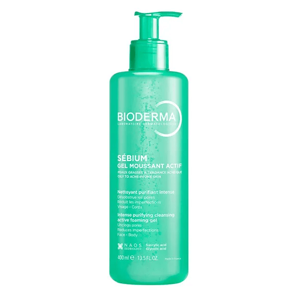 Sebium gel moussant actif FP400ML Nettoyant purifiant intense 3