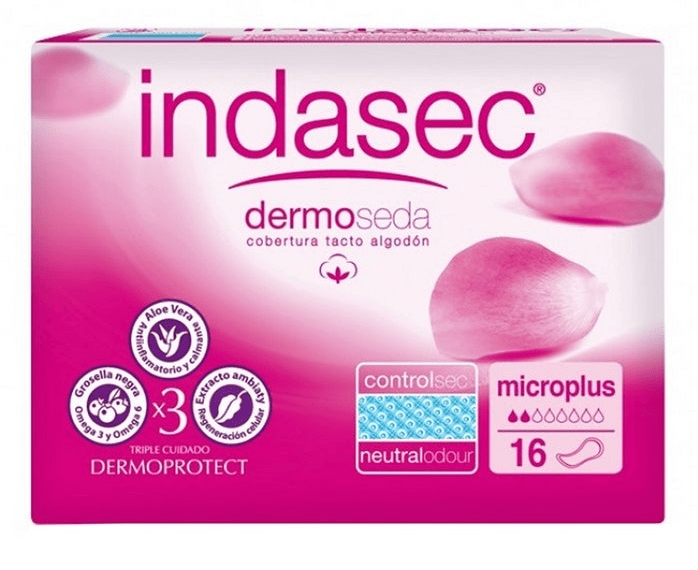 Indasec Mujer Negra Indasec® Microplus 16Uds - Imagen 3