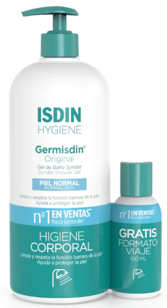 Isdin Germisdin Gel Baño 1 Litro + 100 ml