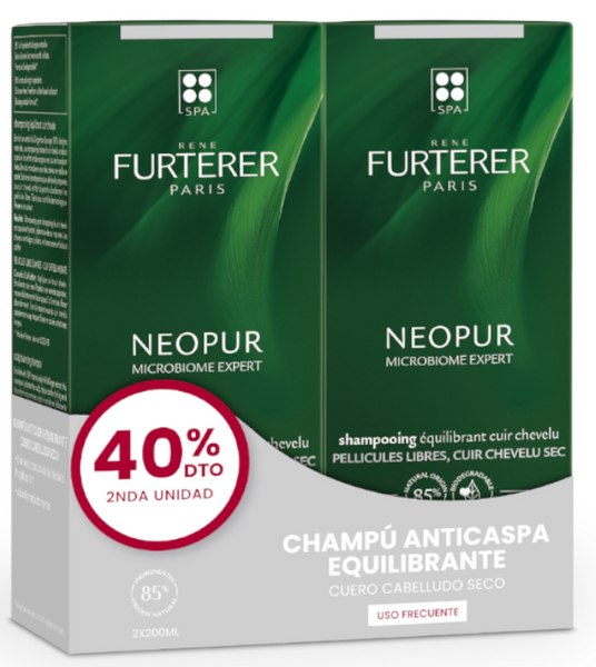 René Furterer Neopur Champú Anticaspa Seca 2x150 Ml