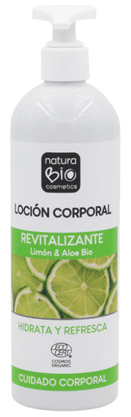 Naturabio Cosmetics Loción Corporal Revitalizante Limón & Aloe Bio 500 Ml