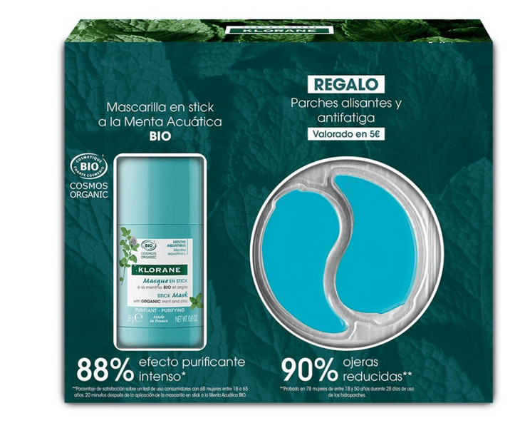 Klorane Mascarilla Mental Stick + Regalo Parches