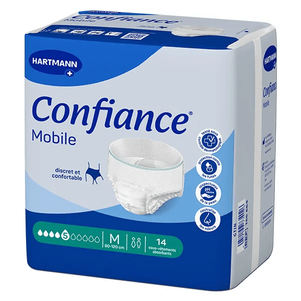 Hartmann Mobile Sous-Vêtements Absorbants 5 Gouttes Taille M x14 3