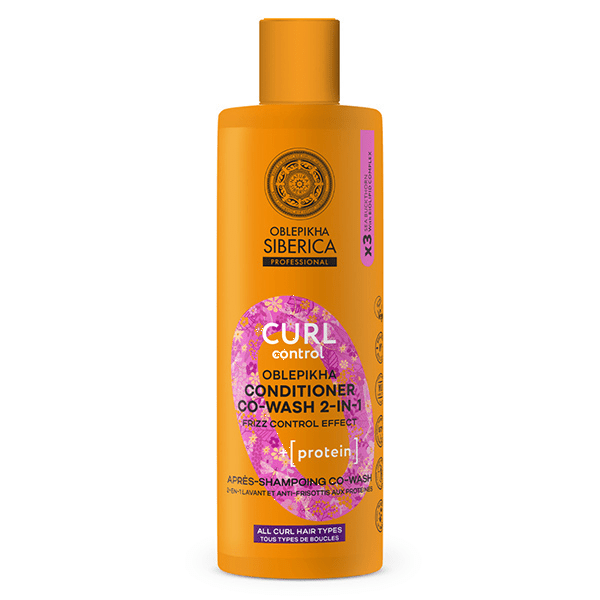 Oblepikha O Après-shampoing Co-wash Curl à l'argousier contrôle des boucles 400ml 3