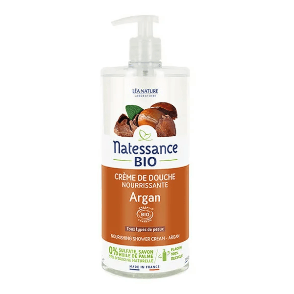 Natessance, Crème douche argan bio 1L 3