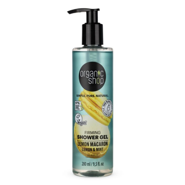 Gel Douche Raffermissant Macaron Citron - Menthe et Citron 280ml