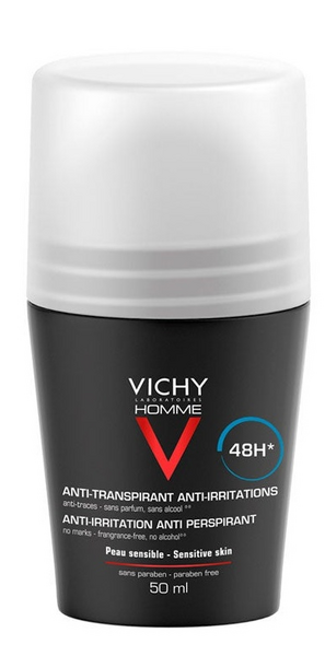 Vichy Homme Desodorante Roll-On Pieles Sensibles 50ml