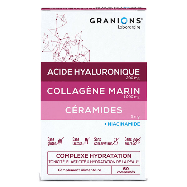 Granions Complexe Hydratation Peau Boite de 60 comprimés 4