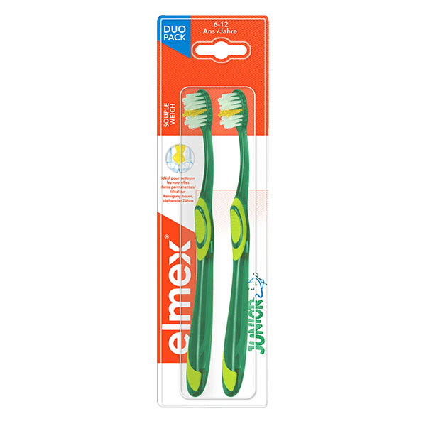Brosse à Dents Souple Junior - 6 à 12 ans - Lot de 2 3