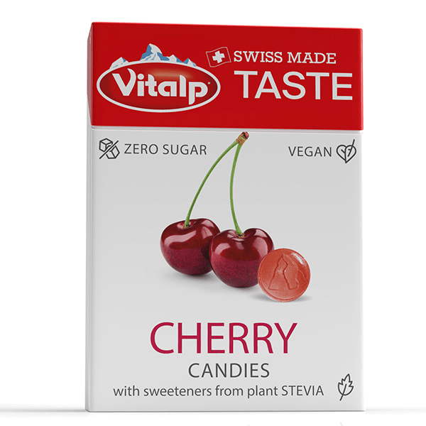 - Bonbons sans sucre - Cerise 25g