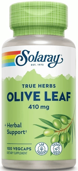 Solaray Hoja De Olivo 410 Mg 100 Vegcaps
