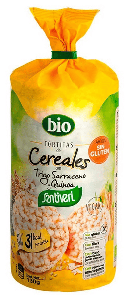 Santiveri Tortitas Cereal Sin Gluten Bio 130 gr