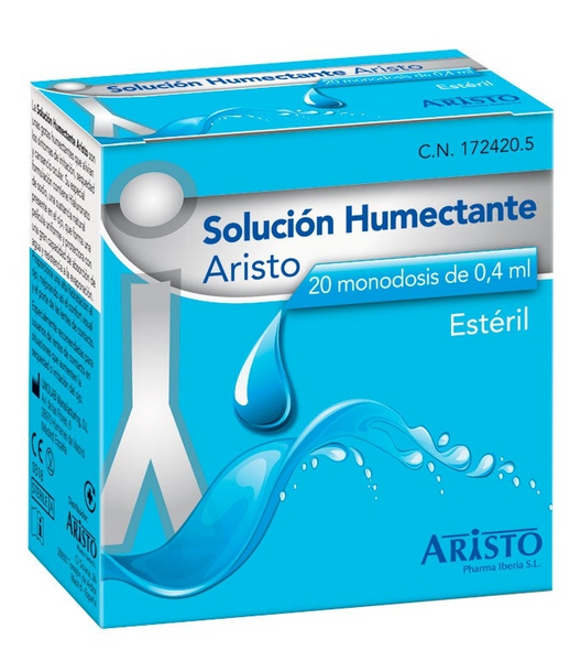 Solución Humectante Aristo 0,4ml 20 Monodosis