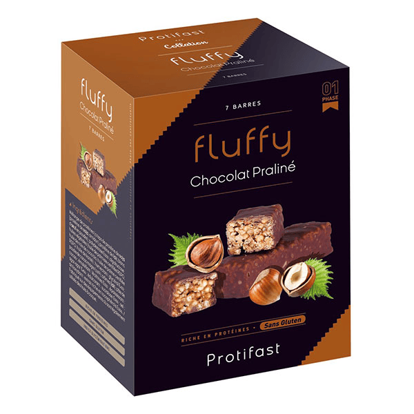 Barre Fluffy chocolat praliné - 7 barres 2